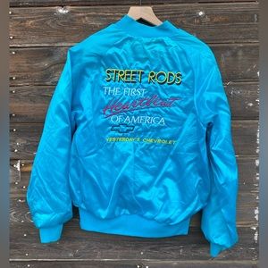 Vintage snap windbreaker